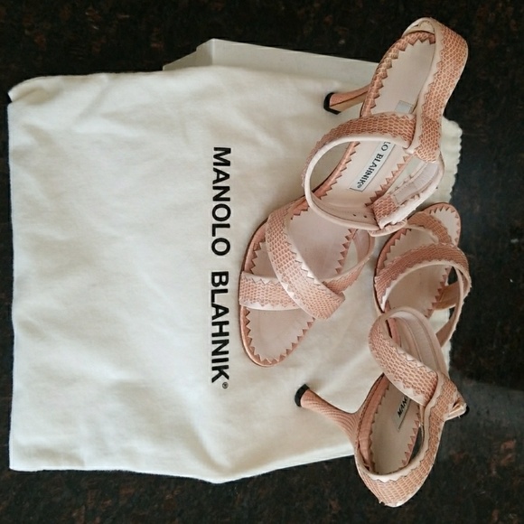 Manolo Blahnik Shoes - MANOLO BLAHNIK  Ankle Strap Shoes